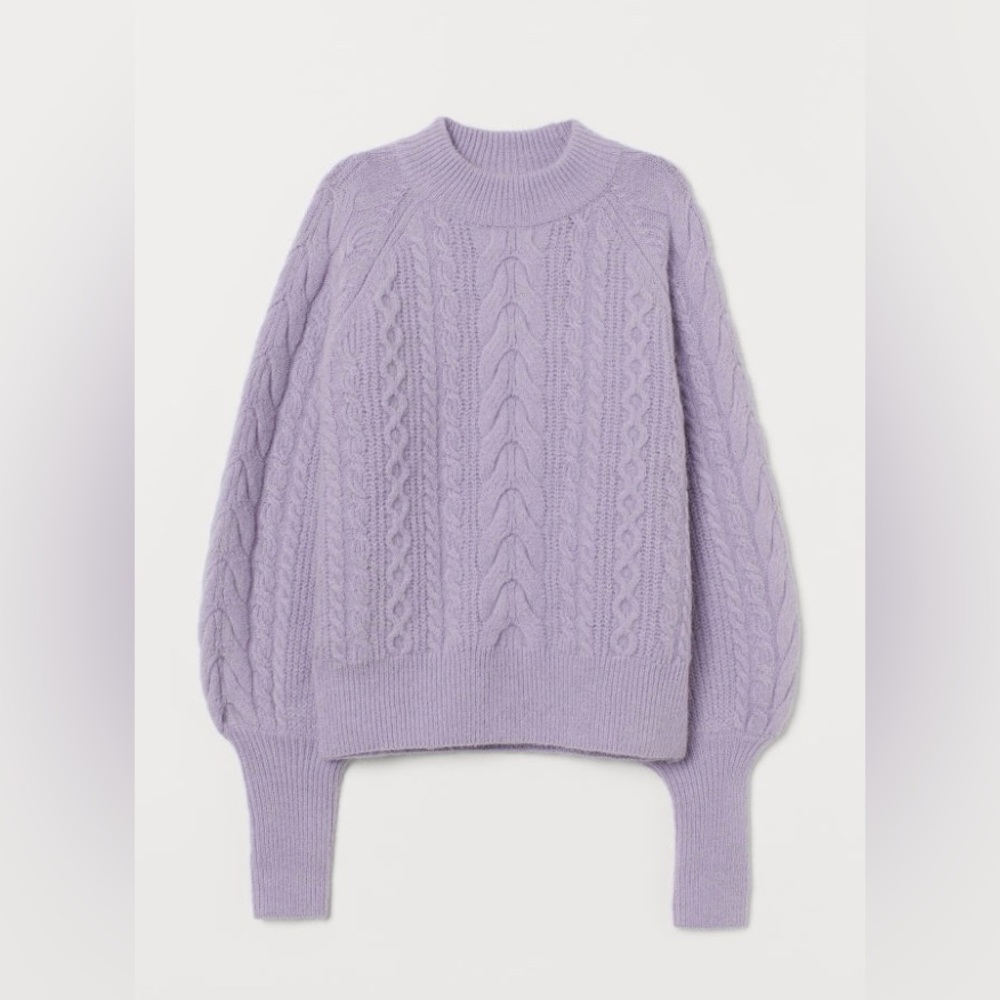 H&M Alpaca blend Cable Knit Sweater